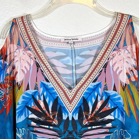 Jealous Tomato Tropical Top - Picture 2 of 9